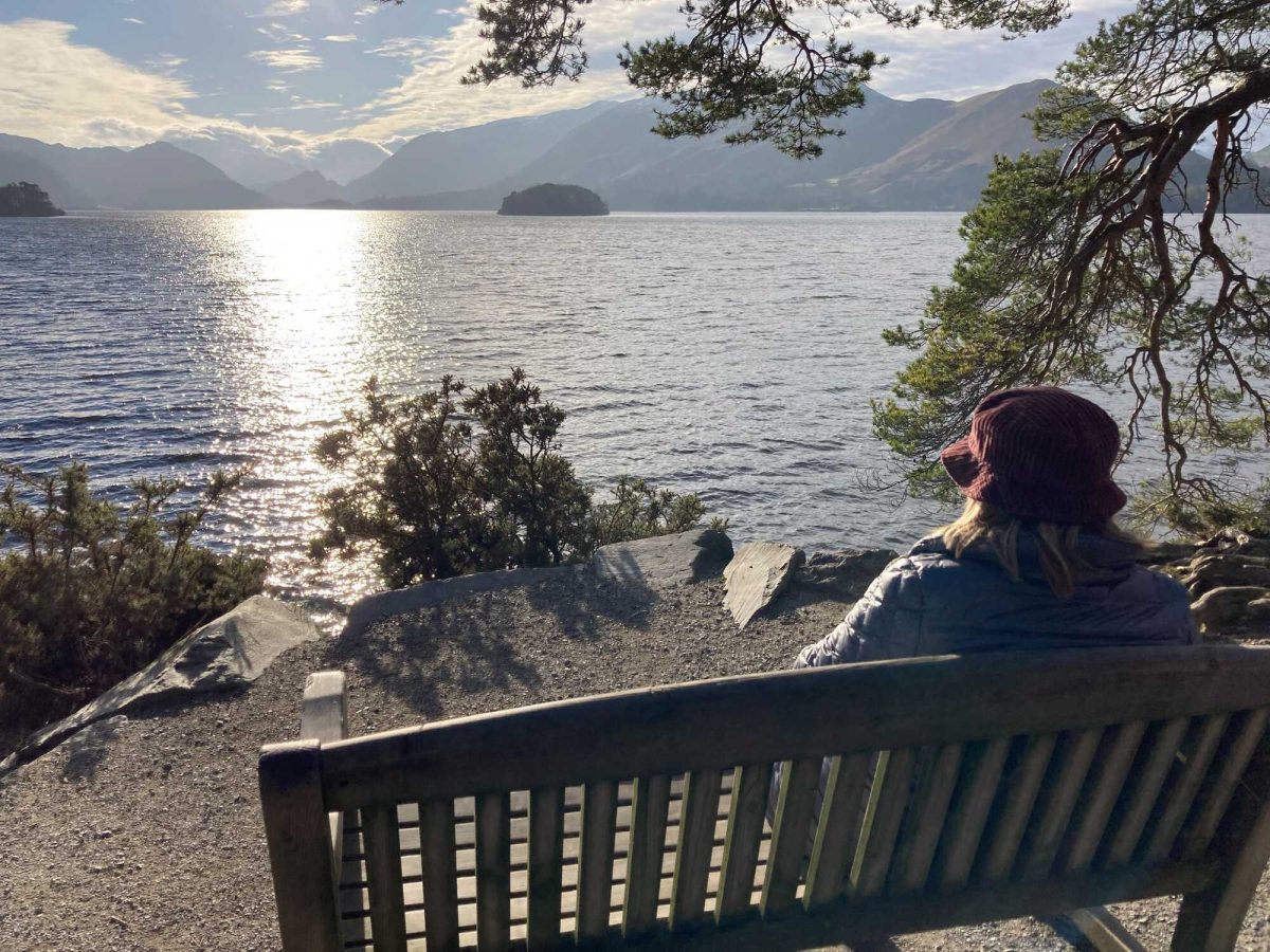 Relaxing by Derwentwater
